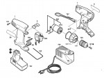 Bosch 0 601 955 520 Gsr 12-1 Cordless Screw Driver 12 V / Eu Spare Parts